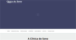 Desktop Screenshot of clinicadosonorj.com.br